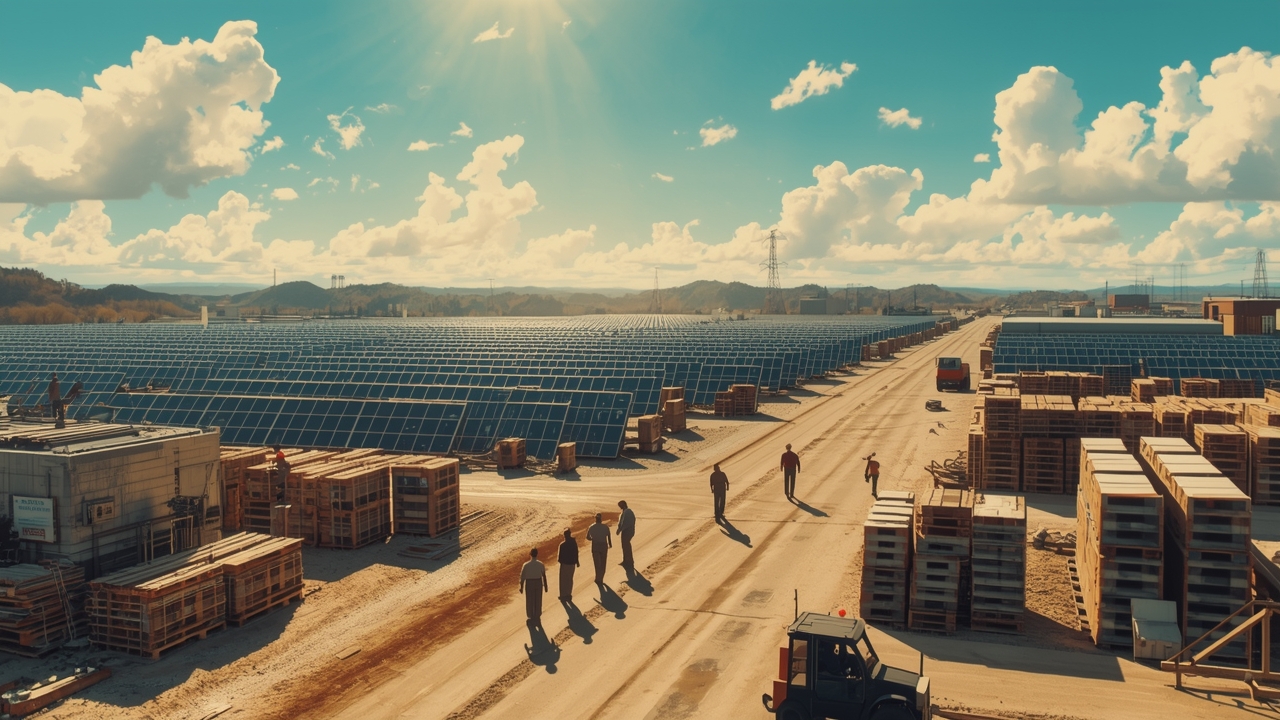 Solar panel production surges as costs plummet