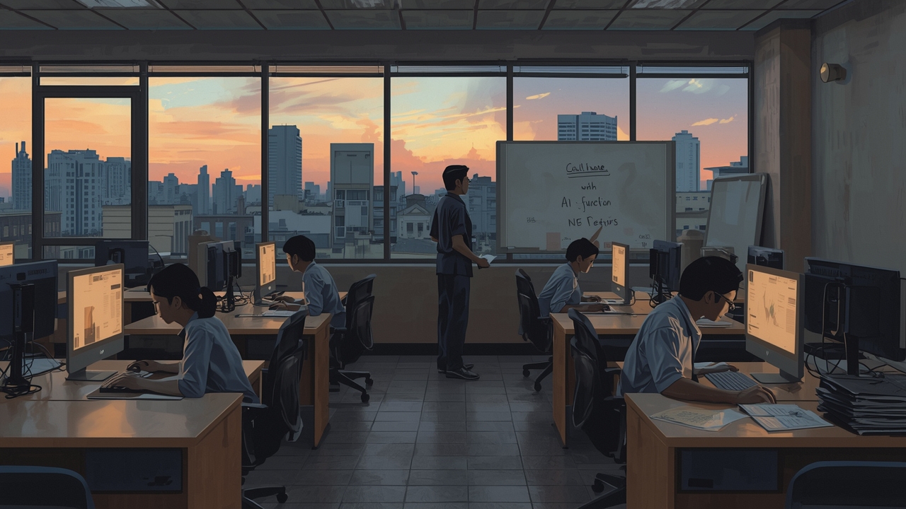 AI training for workers in overseas employment hubs